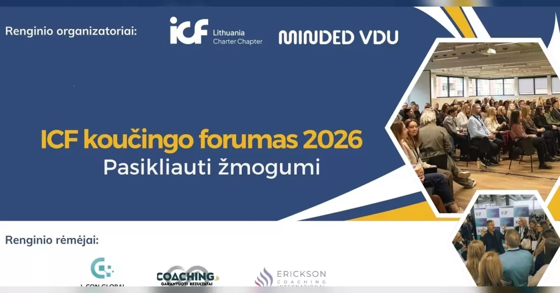 Koučingo Buzz'as 2026 - didžiausias koučingo renginys Lietuvoje