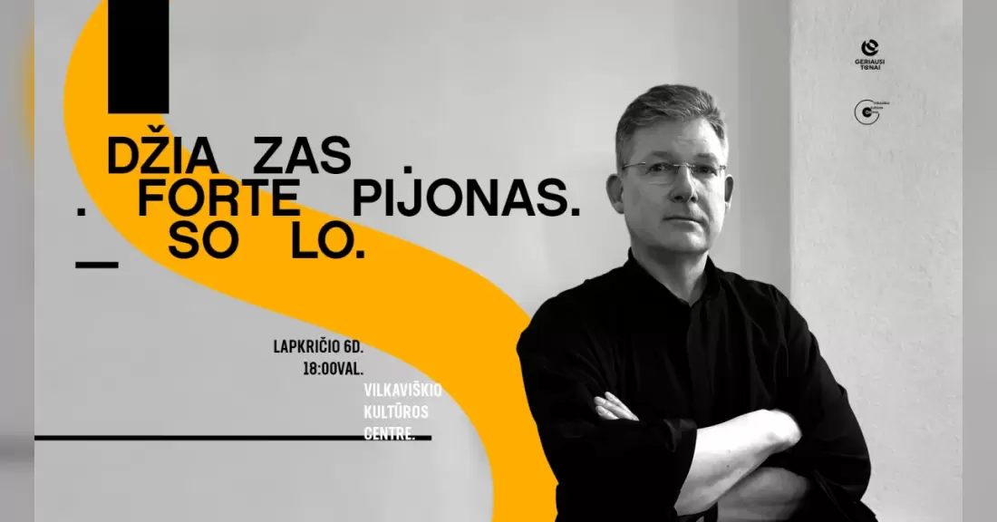 Džiazas. Fortepijonas. Solo. Pianistas EGIDIJUS BUOŽIS
