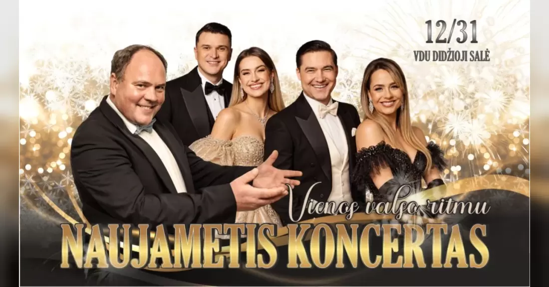 NAUJAMETIS KONCERTAS Vienos valso ritmu