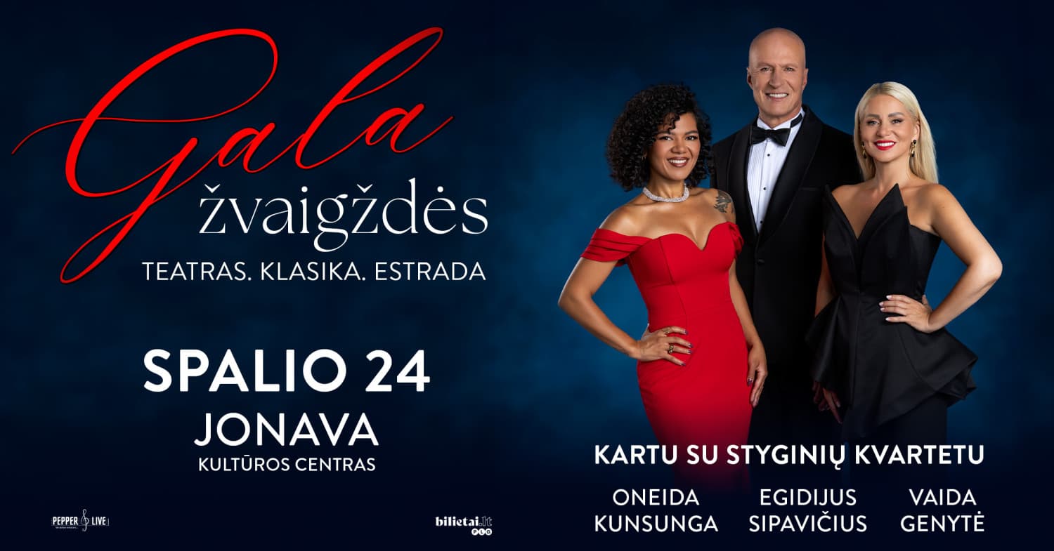 Koncertas ''GALA ŽVAIGŽDĖS'' | Jonava
