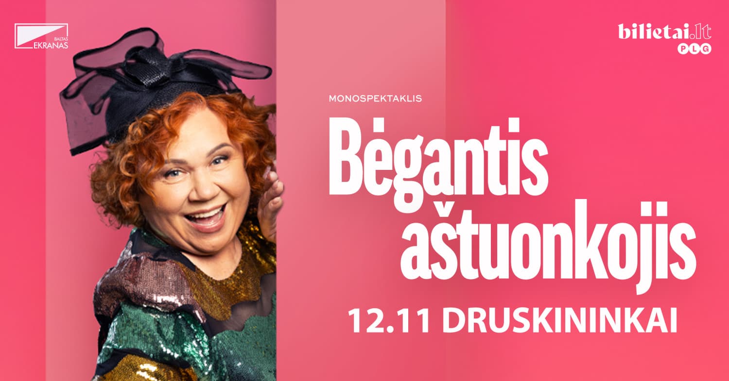 PREMJERA! Monospektaklis "BĖGANTIS AŠTUONKOJIS" | Druskininkai