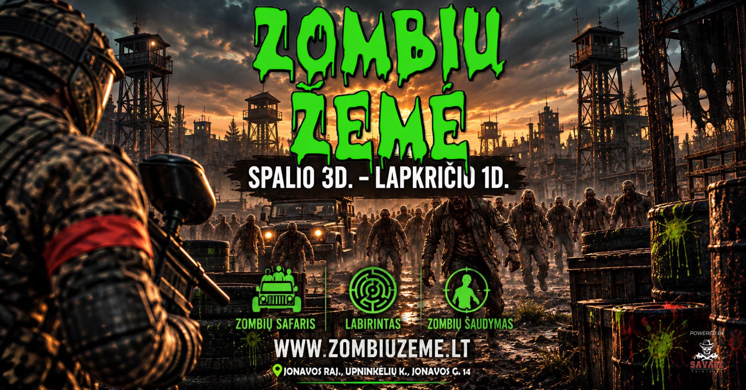 Helovyno parkas "Zombių Žemė"