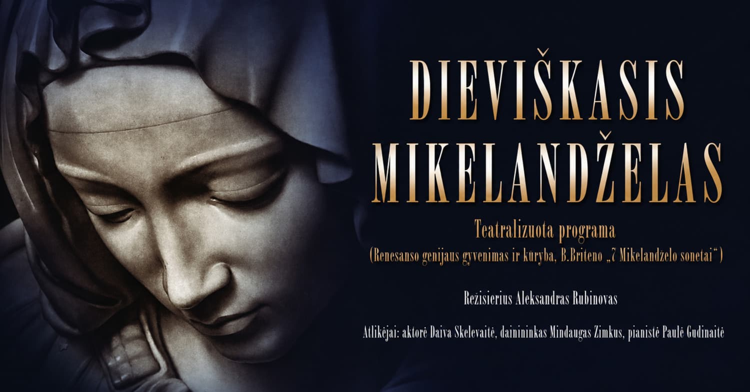Šiauliuose unikalus spektaklis-fejerija "Dieviškasis Mikelandželas"!