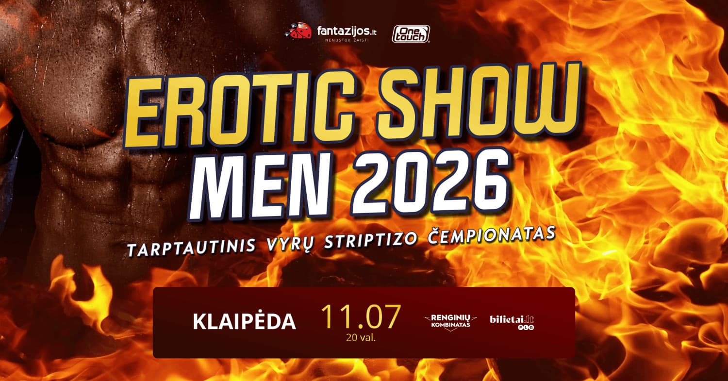 EROTICshowMEN 2026 | Klaipėda