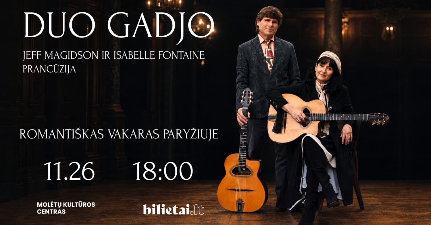 Duo Gadjo. Romantiškas vakaras Paryžiuje | Molėtai