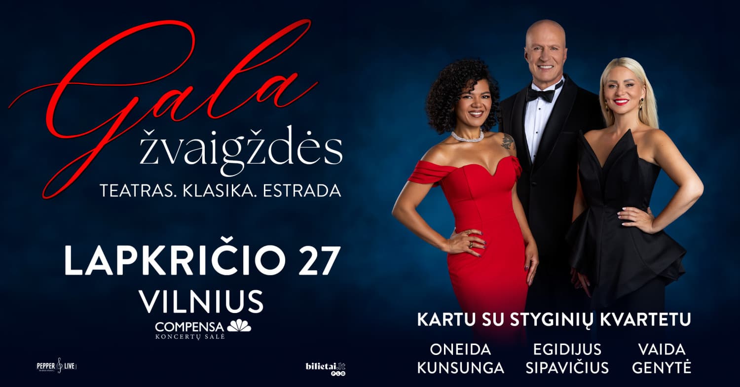 Koncertas ''GALA ŽVAIGŽDĖS'' | Vilnius