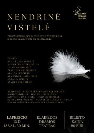 Absurdo komedija pagal Stanisław Ignacy Witkiewicz-Witkacy pjesę